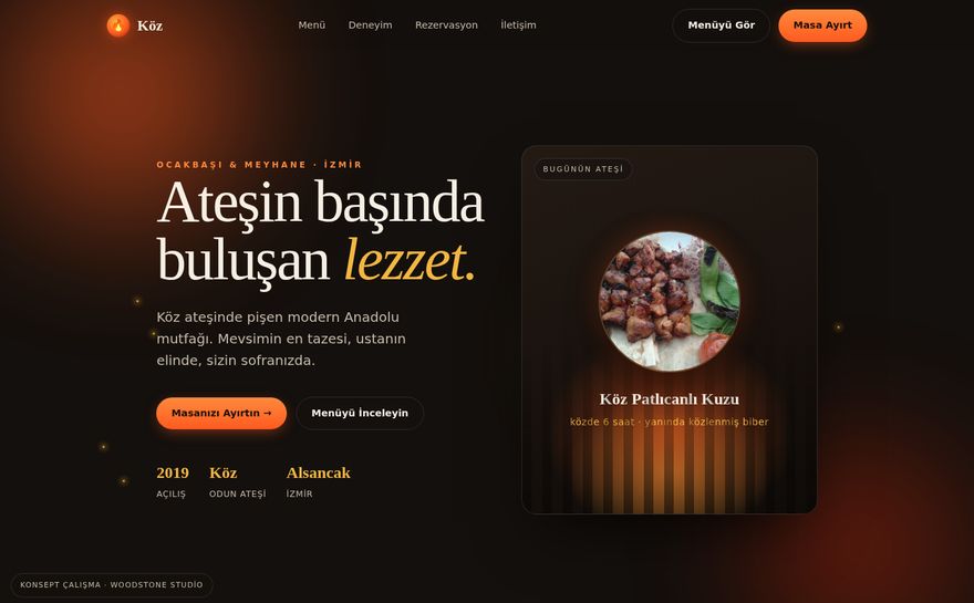 Köz — Konsept çalışma