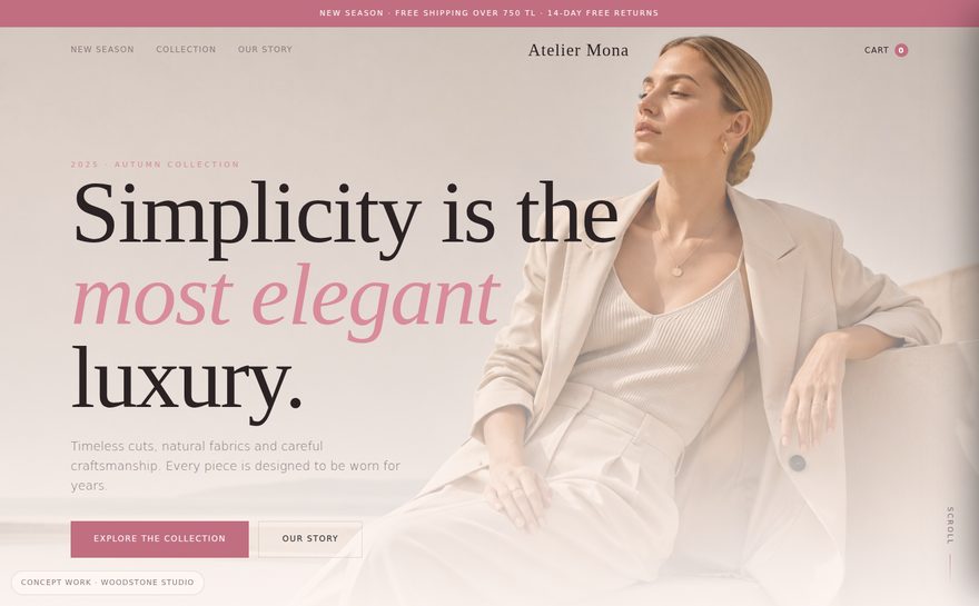 Atelier Mona — Concept work