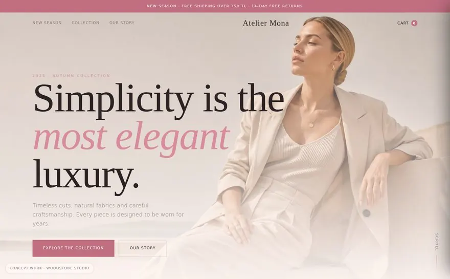 Atelier Mona — Concept work